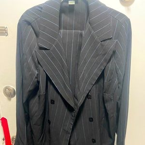 Ashley Stewart jacket and pants pinstripe set